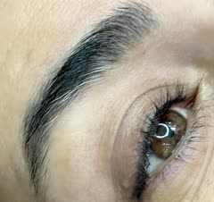 لیفت همزمان مژه و ابرو به همراه حنا ابرو و تینت مژه ، اصلاح ابرو اشانتیون