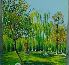 رنگ روغن طبیعت