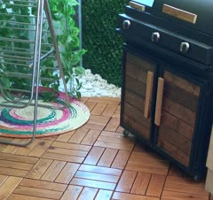 نصب ترموود و کابینت در تراس