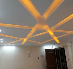 بتونه کناف و رنگ آمیزی سقف