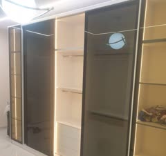 طراحی و اجرای کمد دیواری فریم لس