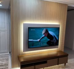 طراحی و اجرای تی وی وال