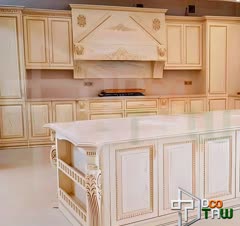کابینت تمام چوب ، سبک کلاسیک ، اجرا شده توسط گروه دکوتاو