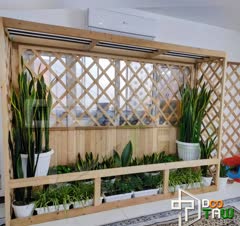 سازه چوبی گلخانه ، چوب ترموود درجه یک ، اجرا شده توسط گروه دکوتاو