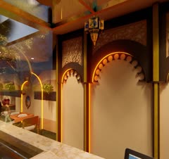 طراحی و بازسازی کافه و رستوران عربی