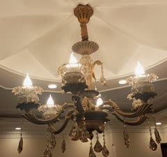 نصب لوستر برنجی