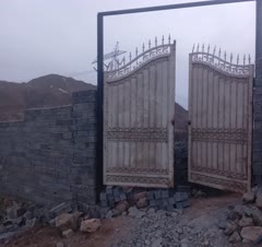 نصب درب ویلا     عکس بعدی نمای ساختمان که نور خطی یا نور مخفی انجام شده