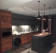 سیستم مدرن کابینت آشپزخانه