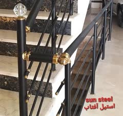 نرده رنگ استاتیک نرده آهنی