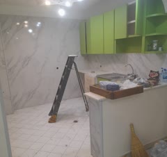 نصب دیوارپوش ماربل شیت 🥰😍