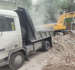 حمل نخاله و تهیه ماسه ،شن ،سنگ و ...