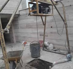 تخلیه چاه لایروبی لجن کشی تراش دیواره چاه