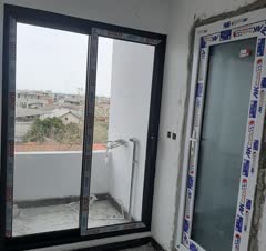 نصب درب و پنجره لمینت مشکی