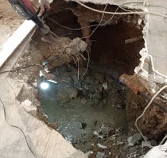 بازسازی چاه ریزشی کول گذاری