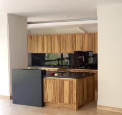 کابینت تمام چوب .