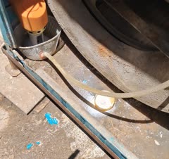 بستن سوراخ کف کولر آبی به قطر ۵ سانت