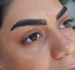 نمونه کارها تماما کار خودم هست با سابقه ۵ سال کار در زمین ارایش دائم و ریموو تتوهای قدیمی