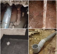 تشخیص ترکیدگی لوله لوله کشی اب و فاظلاب لوله کشی پکیج رفع نم و رطوبت سرویس ها تمام کار های ساختمانی