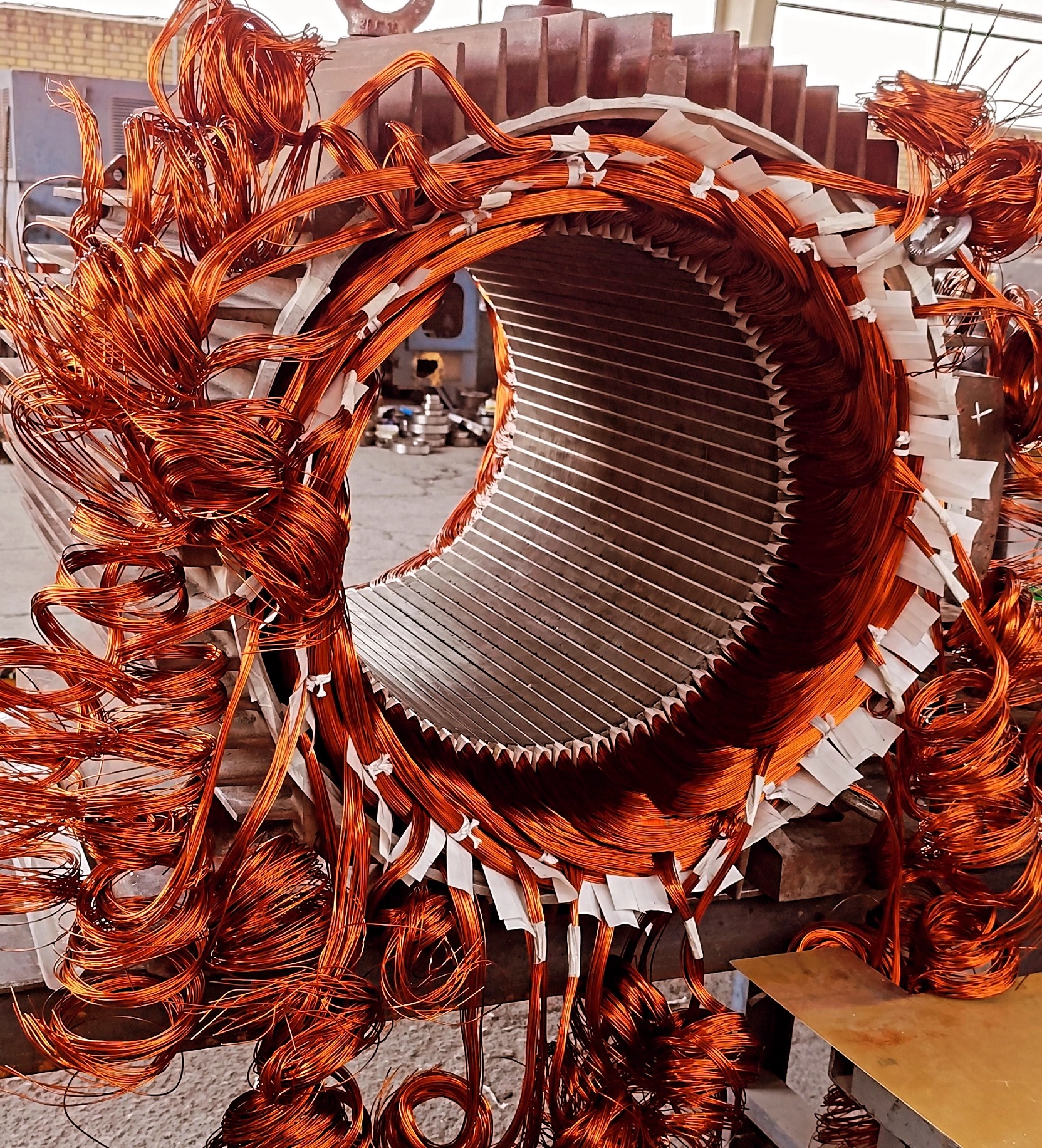 سیم پیچی موتور 450KW