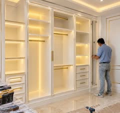 طراحی کمد دیواری اقای محمدی شهرک غرب