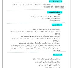 سوابق کاری